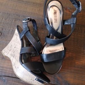 Jennifer Lopez wedge sandals